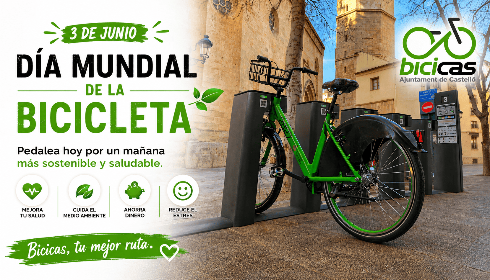 Día Mundial de la Bicicleta: pedalea seguro, pedalea con Bicicas